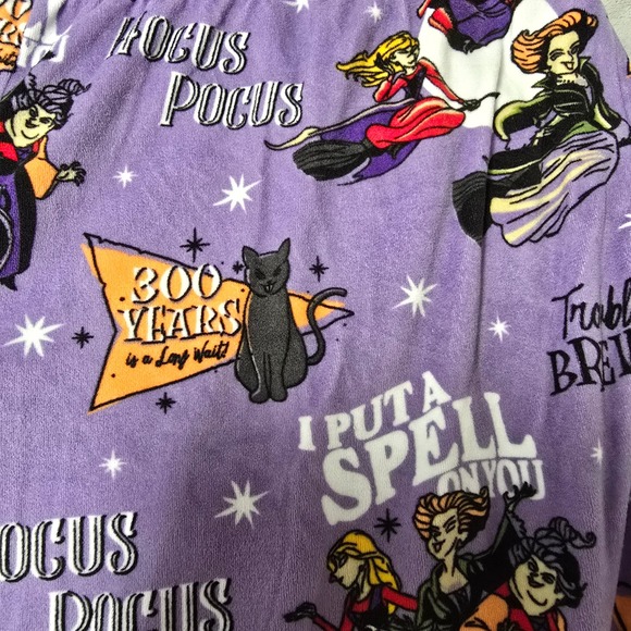 Disney‎ Hocus Pocus Lounge Sleep Pajama Pants 2X Plus Size Halloween - Picture 2 of 10